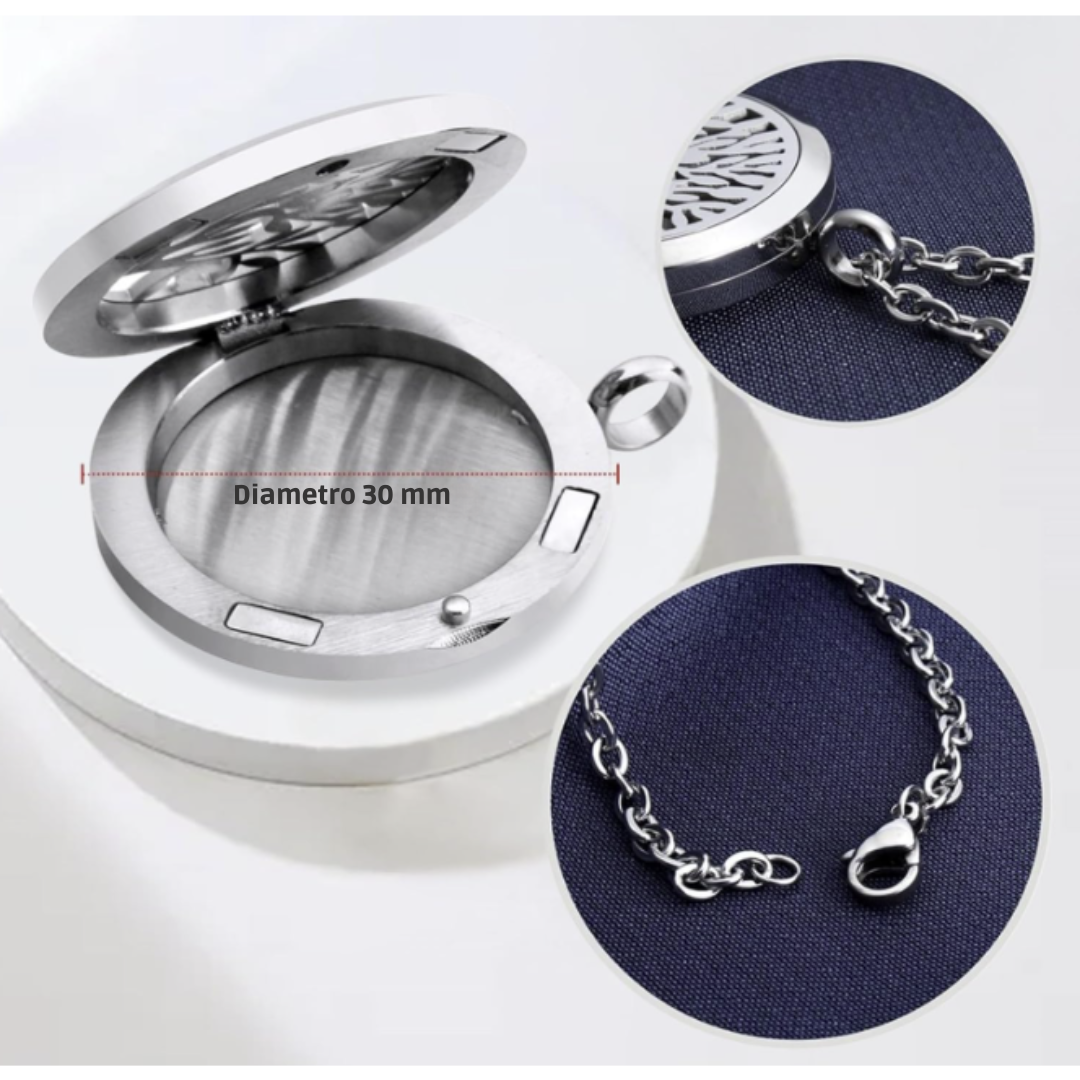 Colgante Fragancia Acero Inoxidable